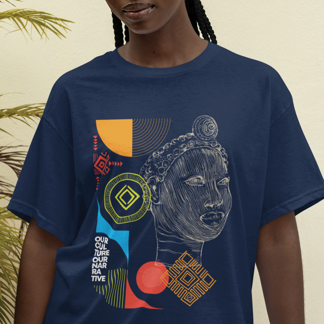 Ife Mask Head T-Shirt