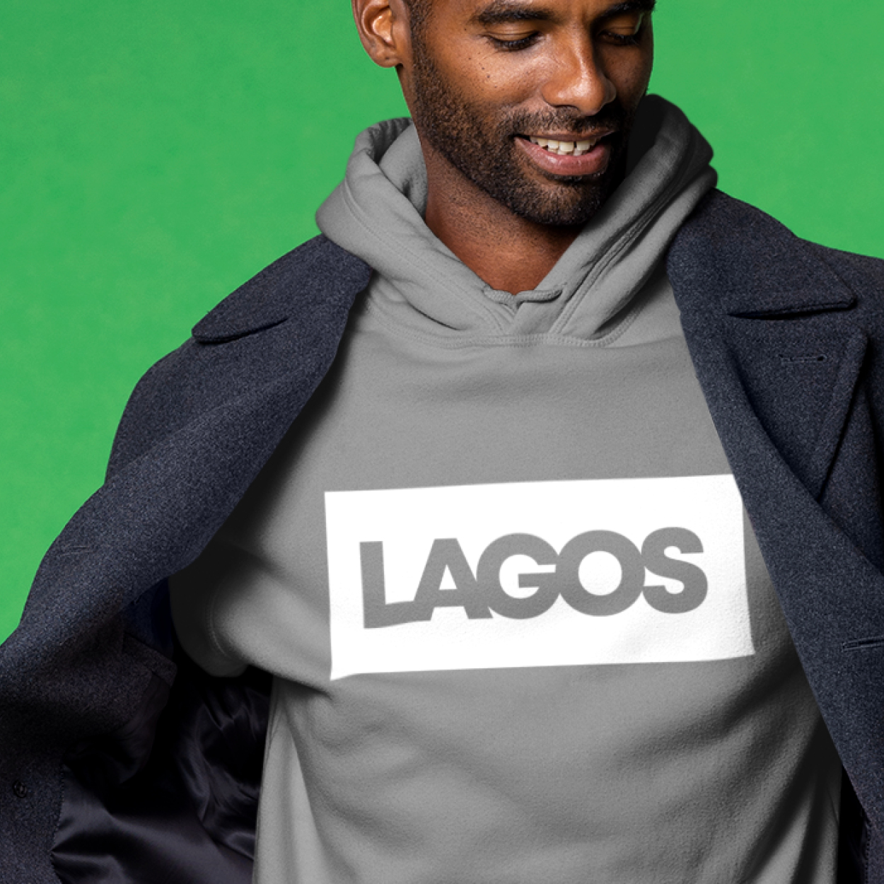 Lagos Grey Unisex Hoodie
