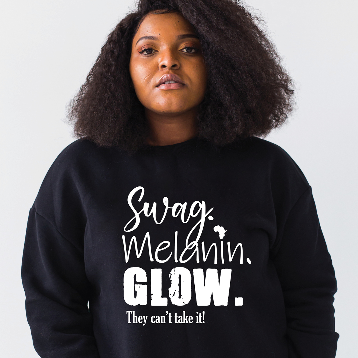 Swag Melanin Glow Unisex Sweatshirt