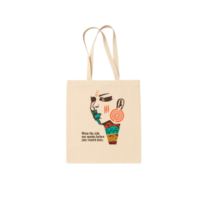 The Side Eye Tote | Bold & Stylish Canvas Bag