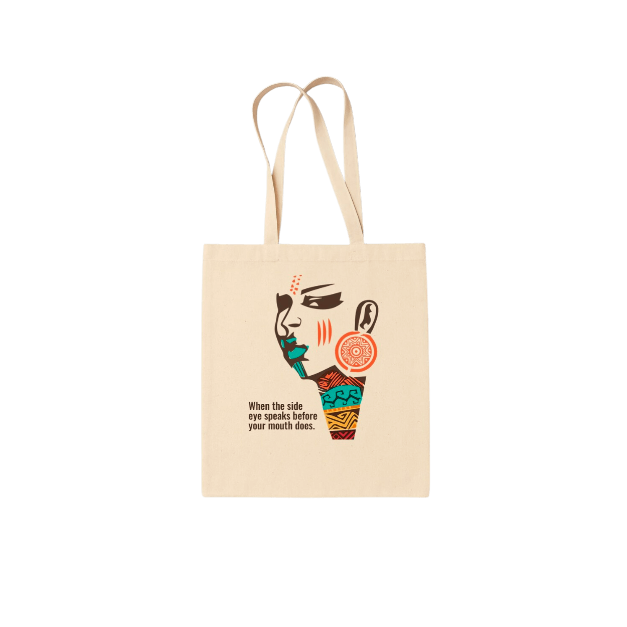 The Side Eye Tote | Bold & Stylish Canvas Bag