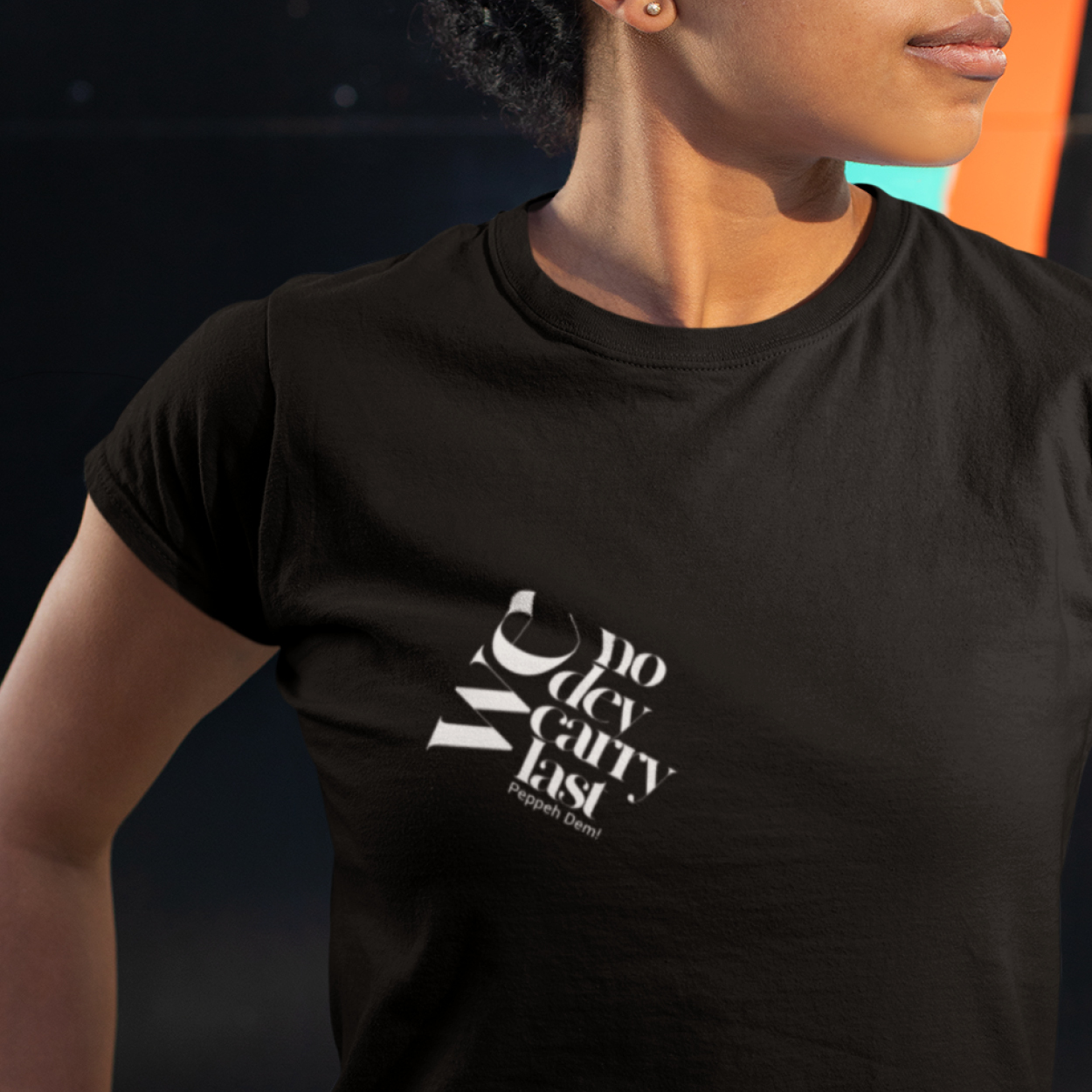We No Dey Carry last Black Unisex T-Shirt