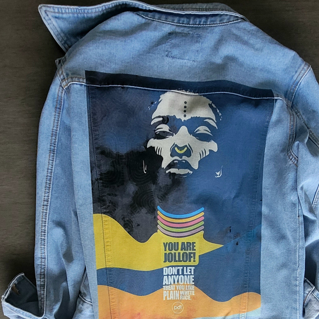 You are Jollof Unisex Denim Jacket
