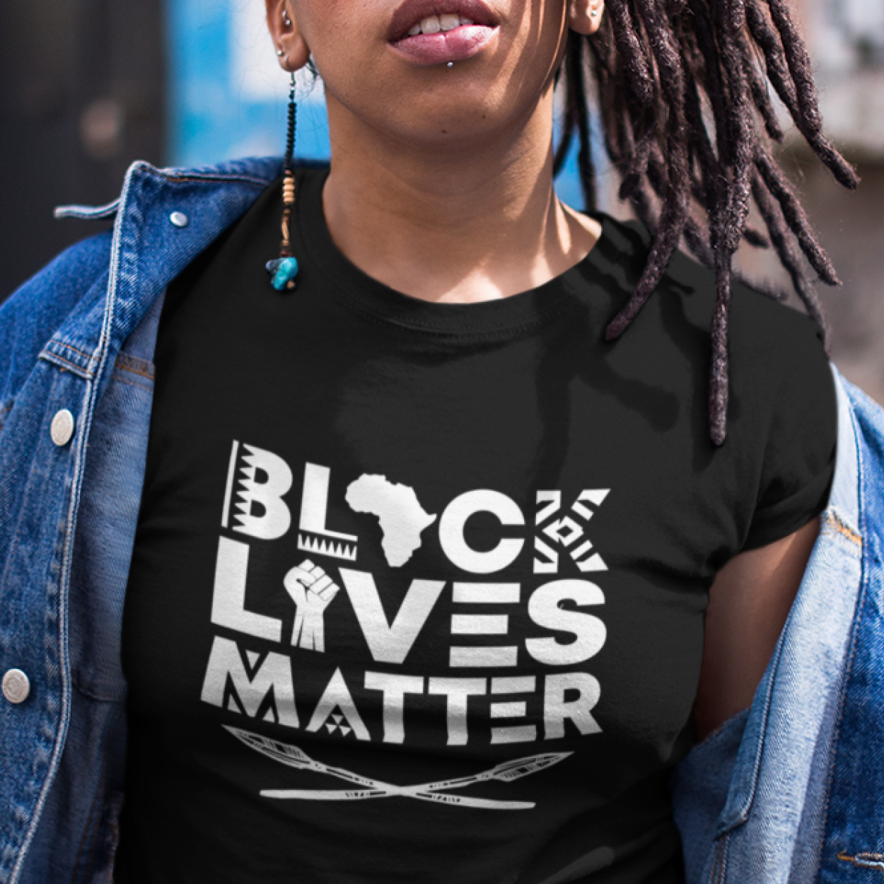 Black Lives Matter Black Unisex T-Shirt