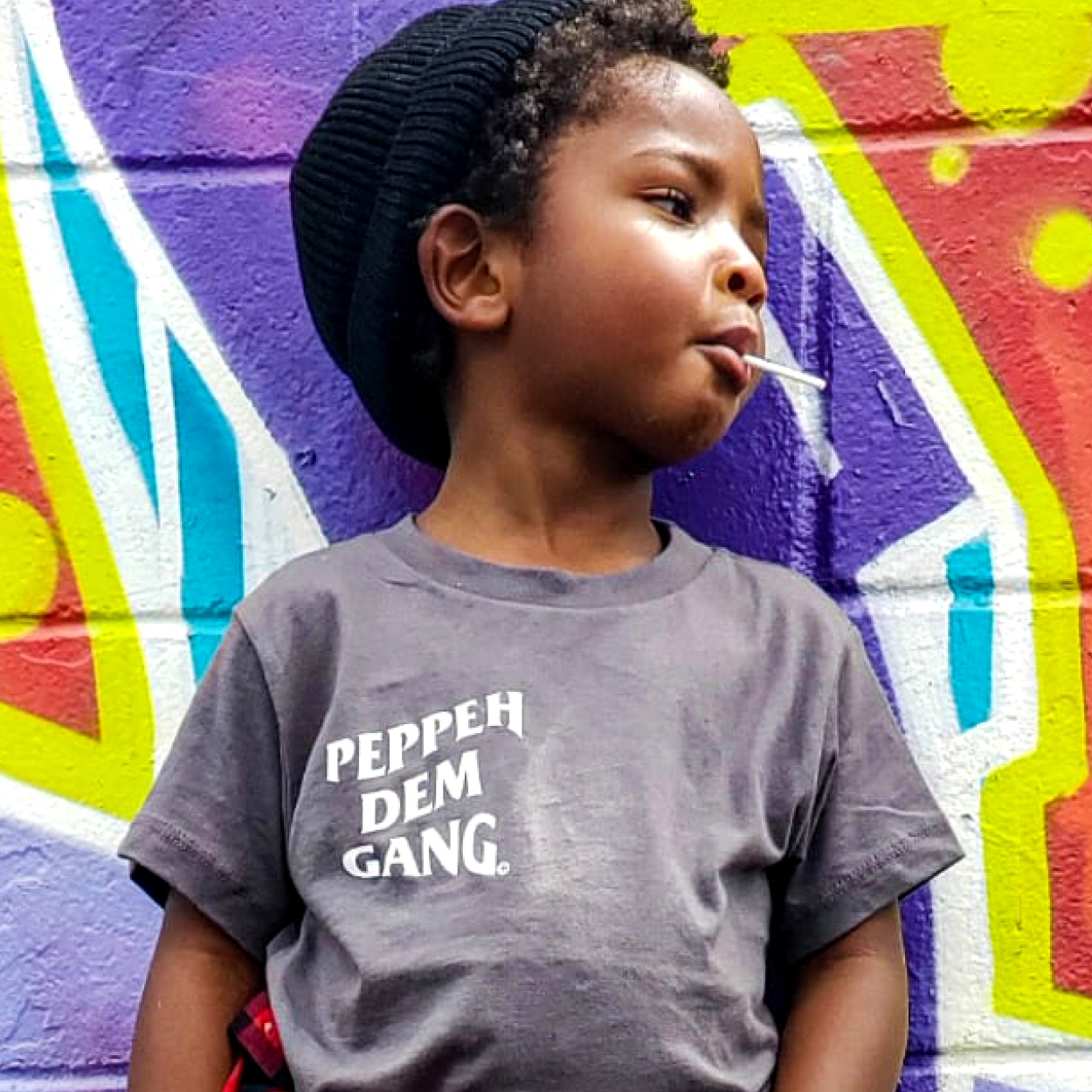 PDGANG Kids Members Only Classic Tee - Grey